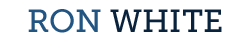 RON WHITE Logo